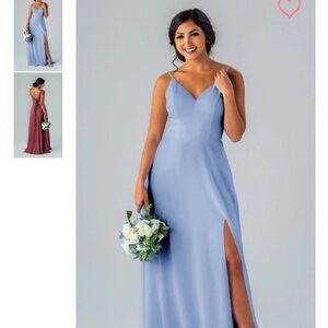 Kennedy Blue Bridesmaids Dress - Cornflower